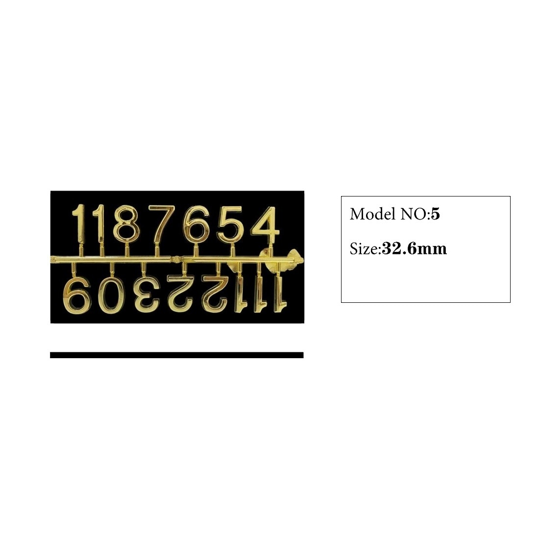 Clock Number Set Model 5 catalog image