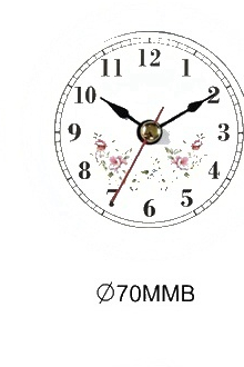 Insert Clock Model P03-08 catalog image