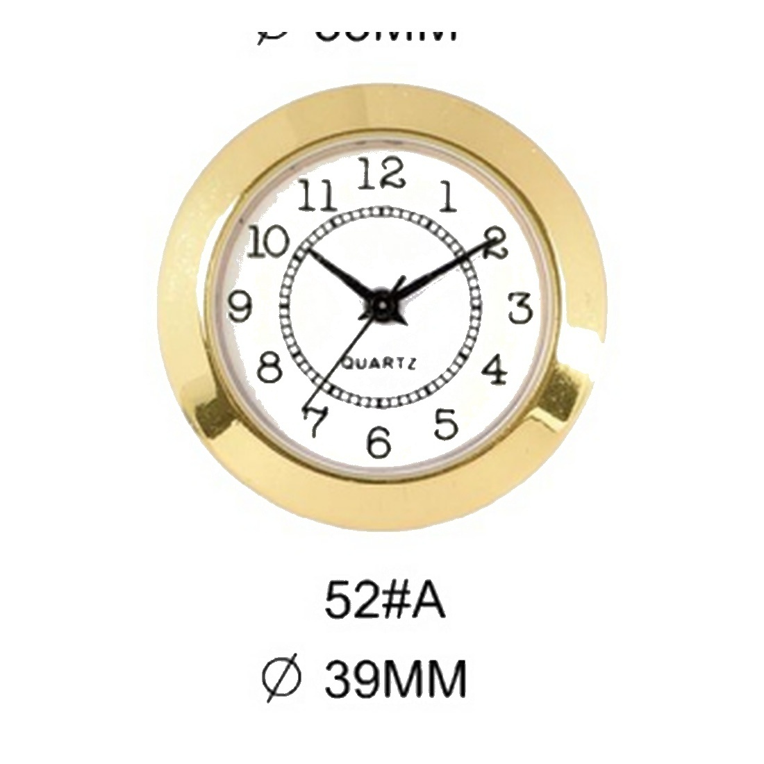 Insert Clock Model P01-11 catalog image