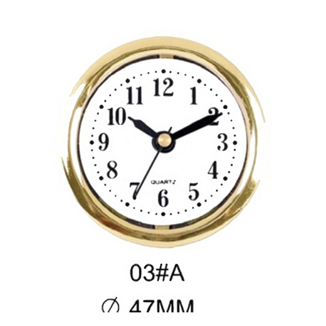 Insert Clock Model P01-13 catalog image