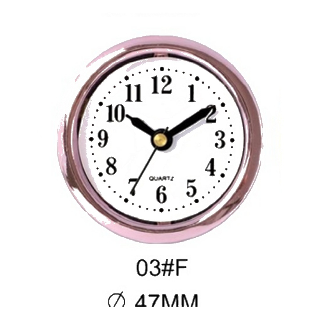 Insert Clock Model P01-17 catalog image