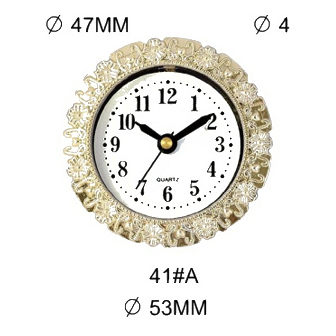 Insert Clock Model P01-19 catalog image