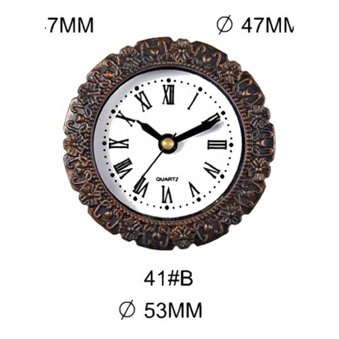 Insert Clock Model P01-20 catalog image