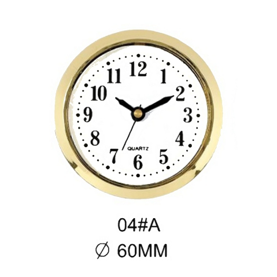 Insert Clock Model P02-01 catalog image