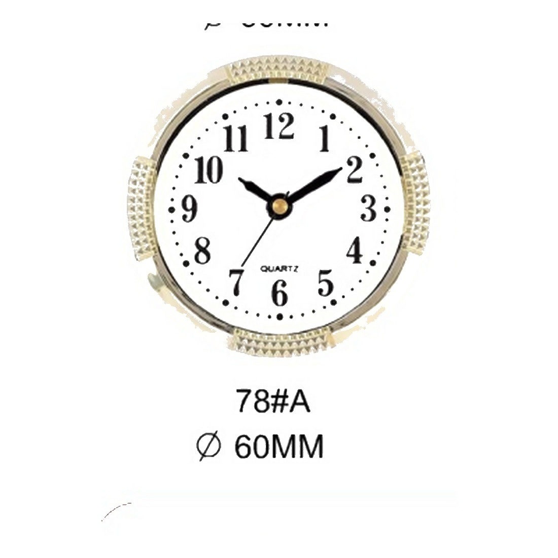 Insert Clock Model P02-06 catalog image
