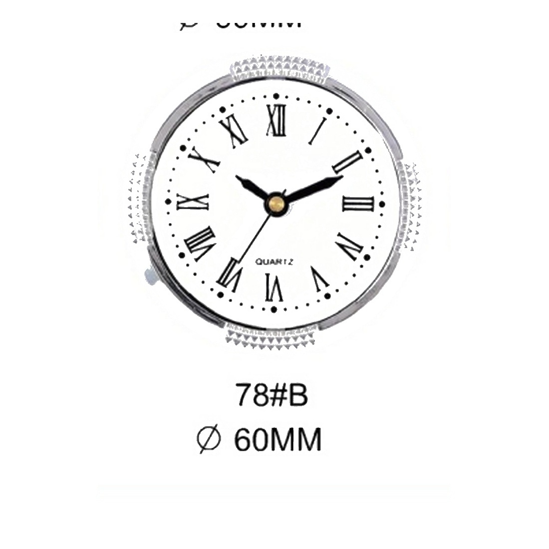 Insert Clock Model P02-07 catalog image