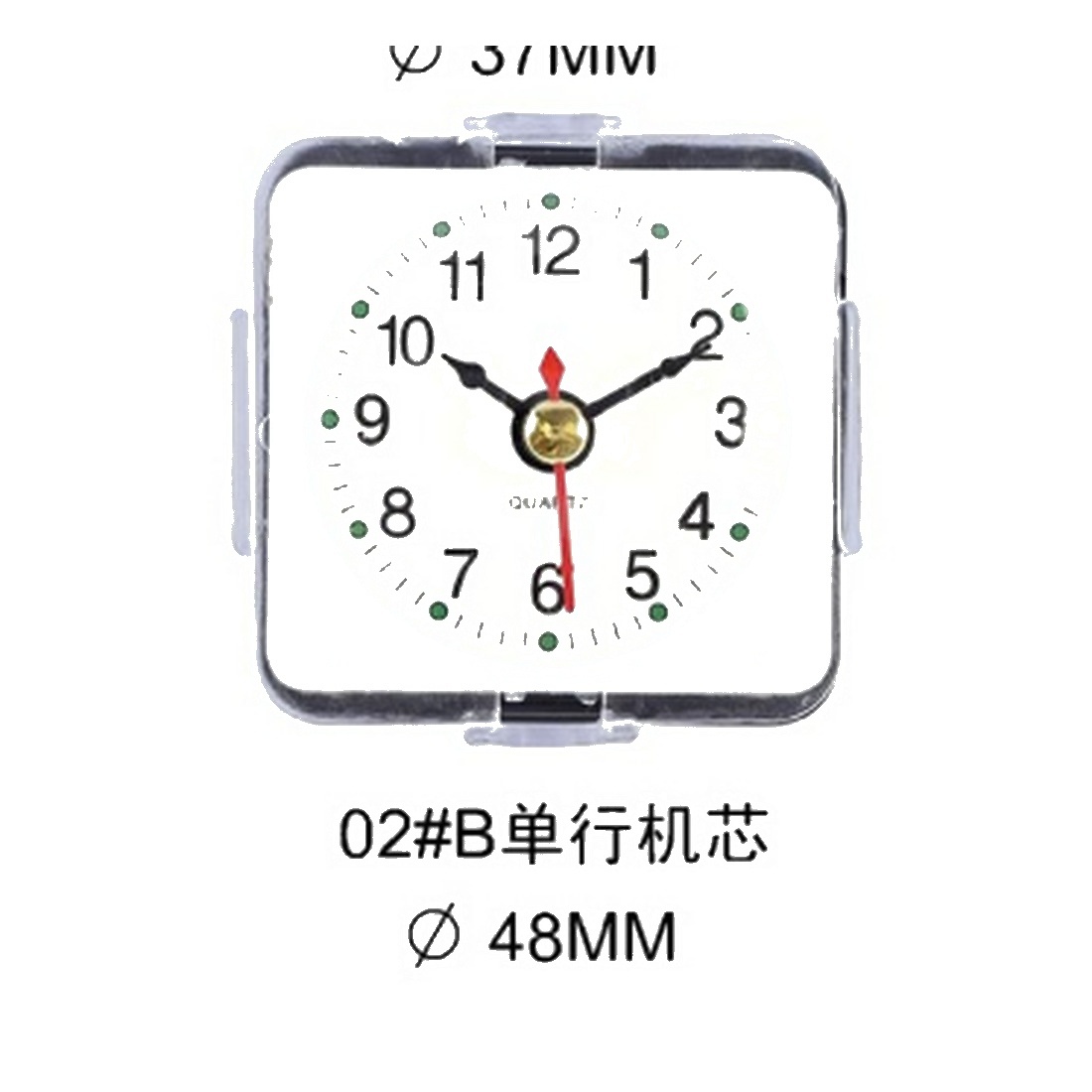 Insert Clock Model P02-19 catalog image
