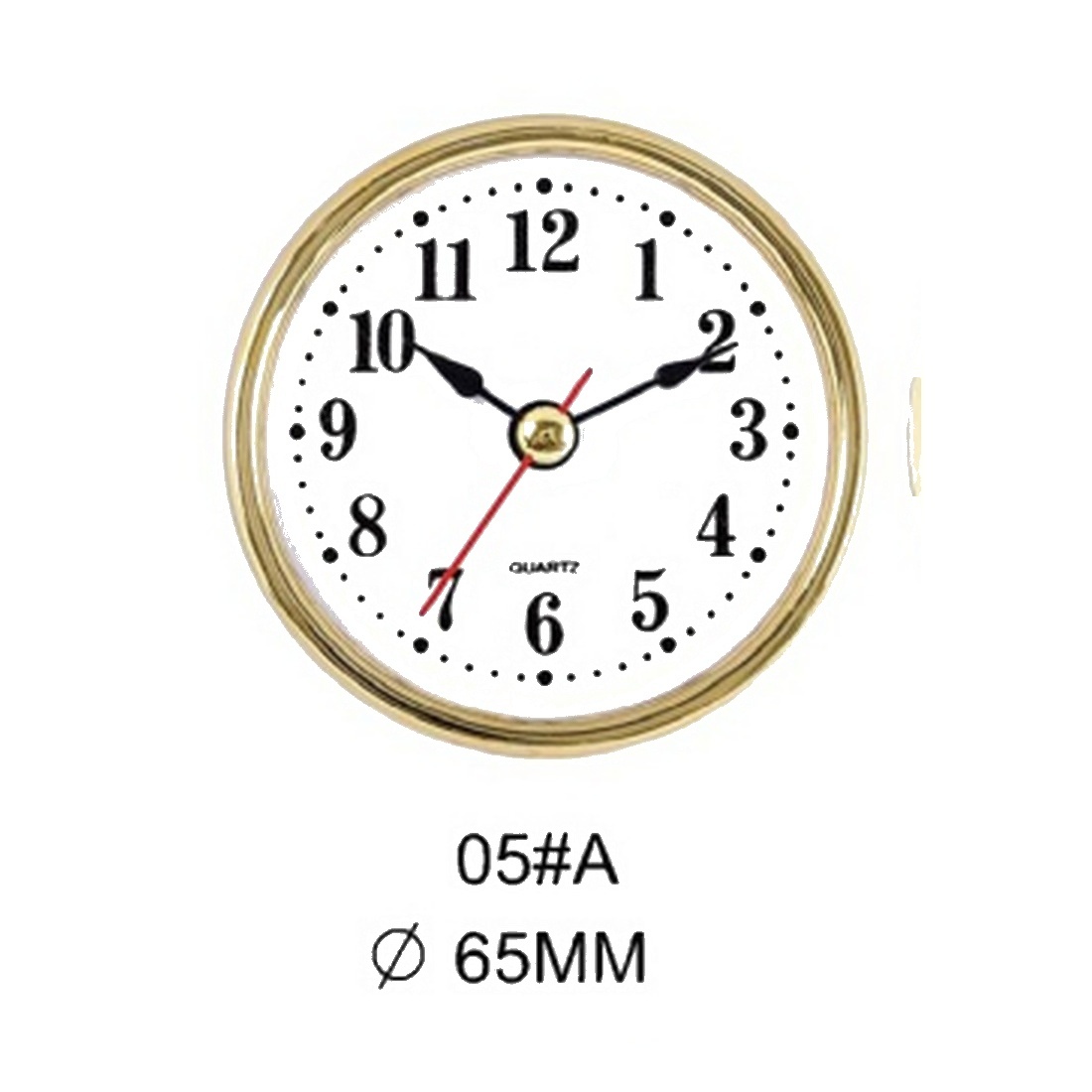 Insert Clock Model P03-01 catalog image