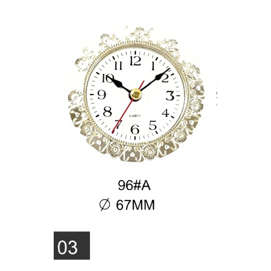 Insert Clock Model P03-21 catalog image