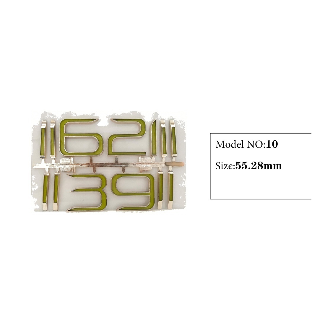 Clock Number Set Model 10 catalog image