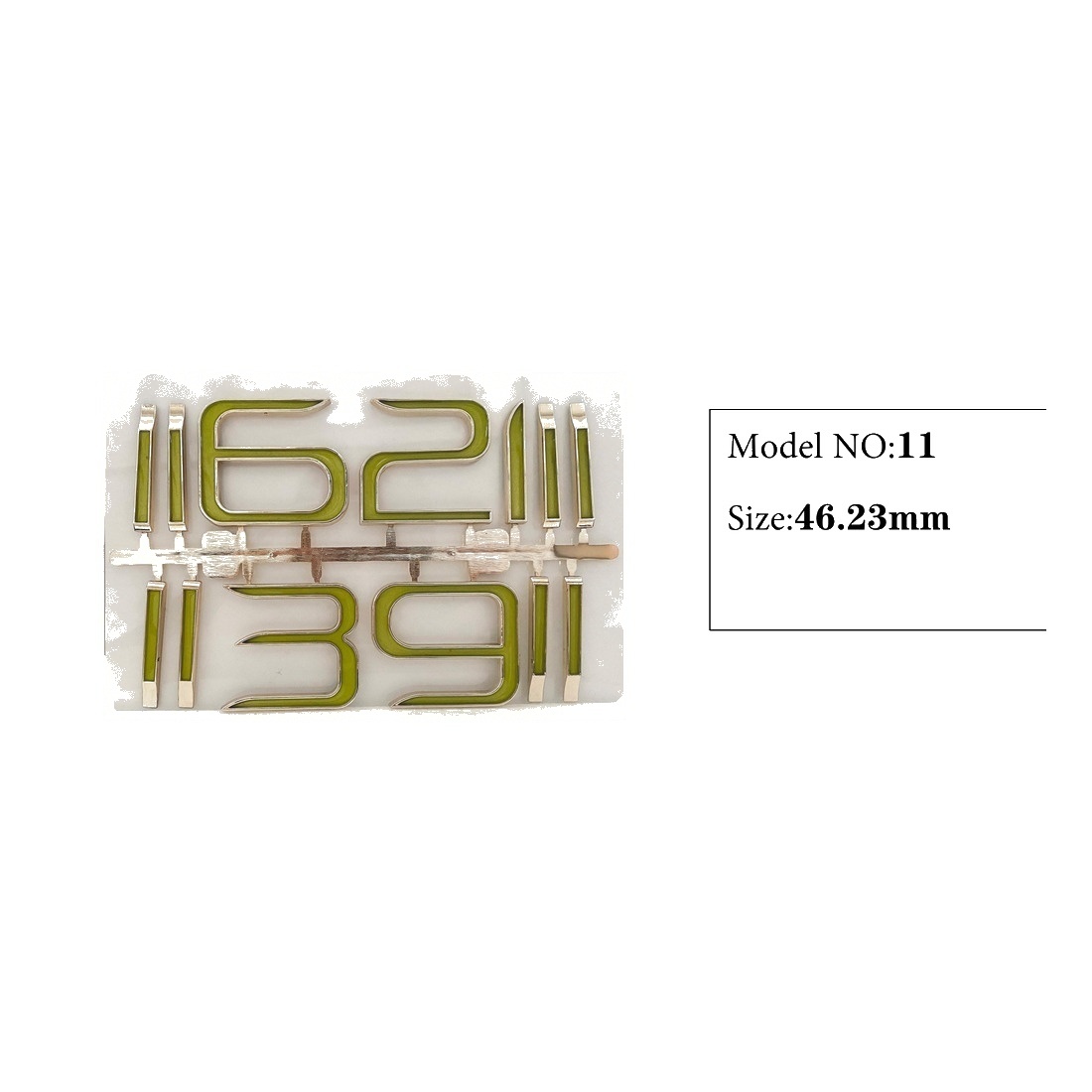 Clock Number Set Model 11 catalog image