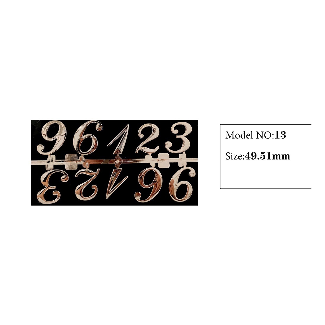 Clock Number Set Model 13 catalog image