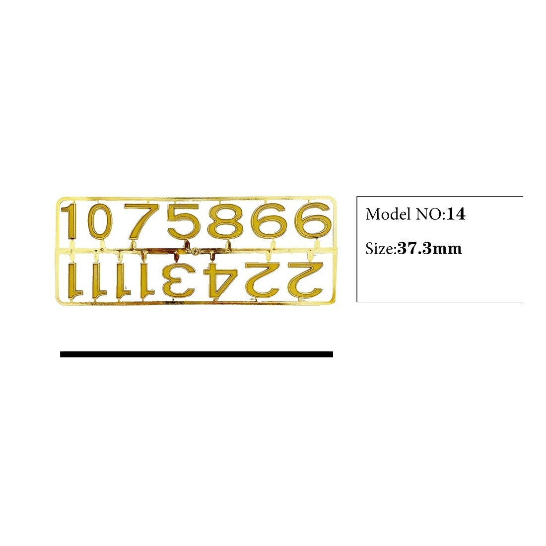 Clock Number Set Model 14 catalog image
