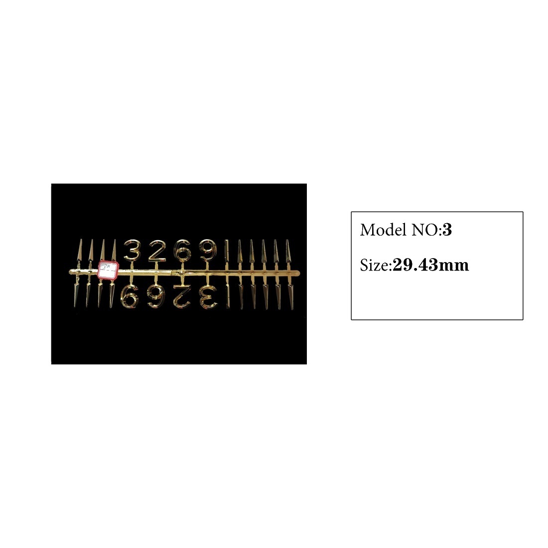 Clock Number Set Model 3 catalog image