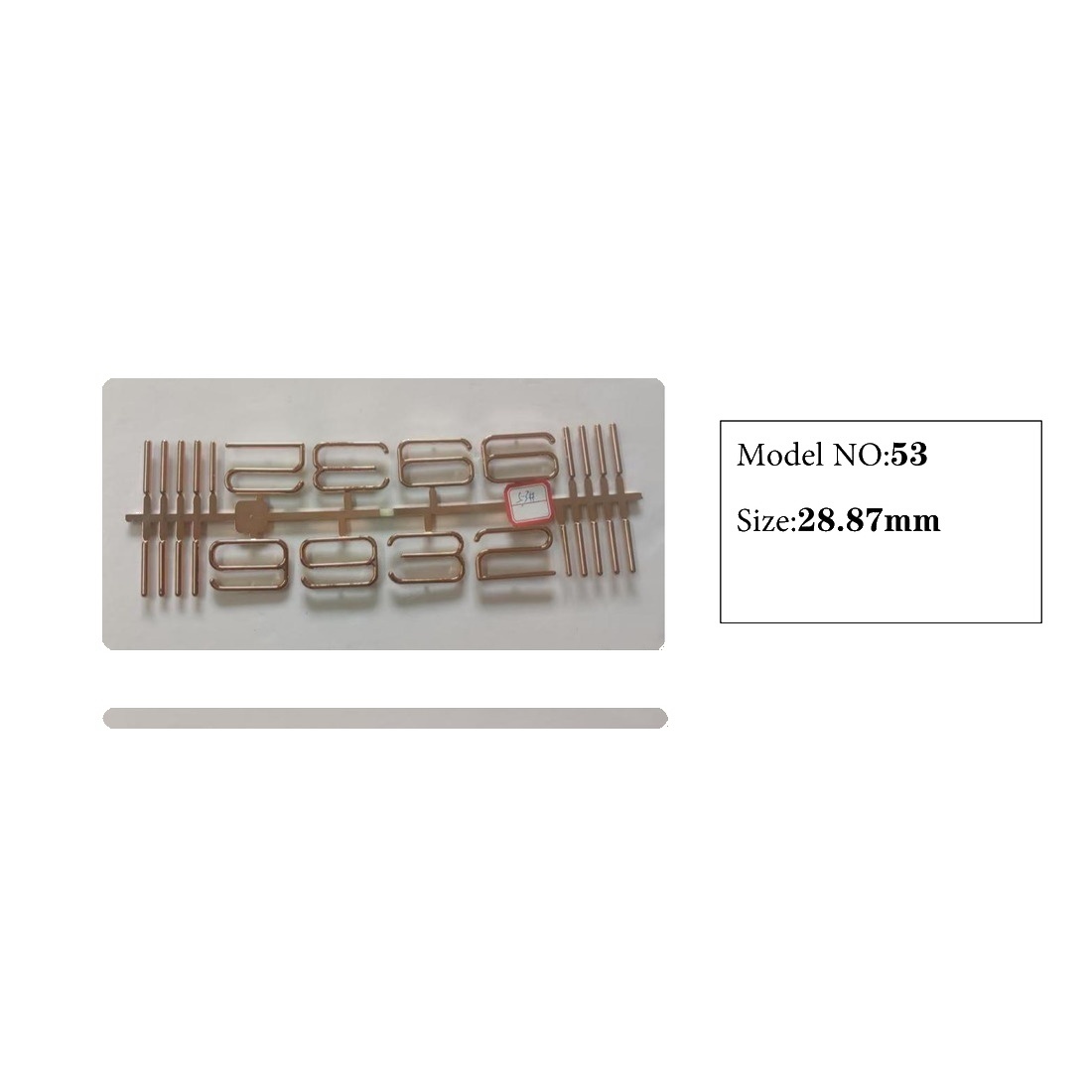 Clock Number Set Model 53 catalog image