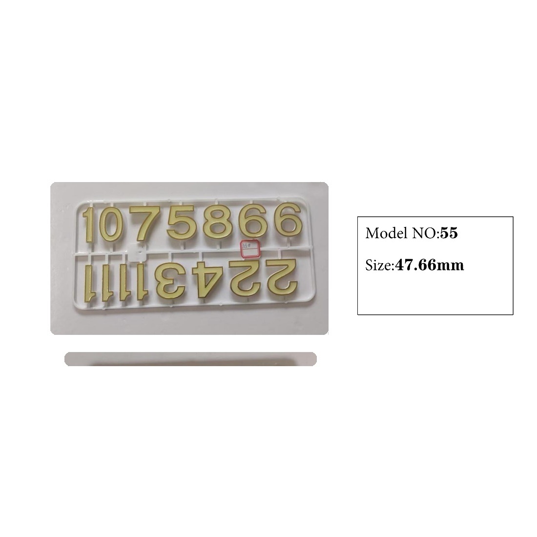 Clock Number Set Model 55 catalog image