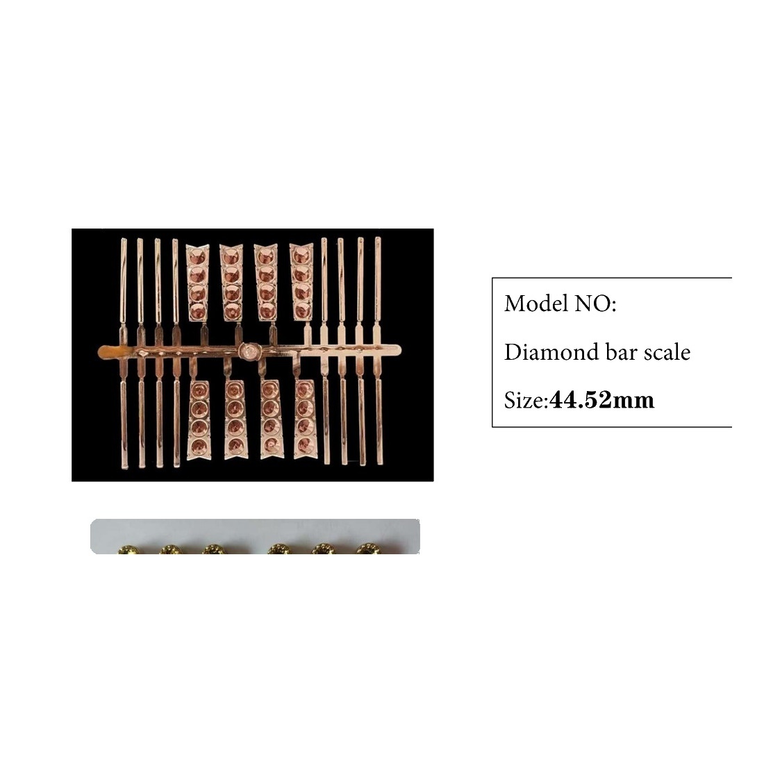 Clock Number Set Model Diamond bar scale catalog image