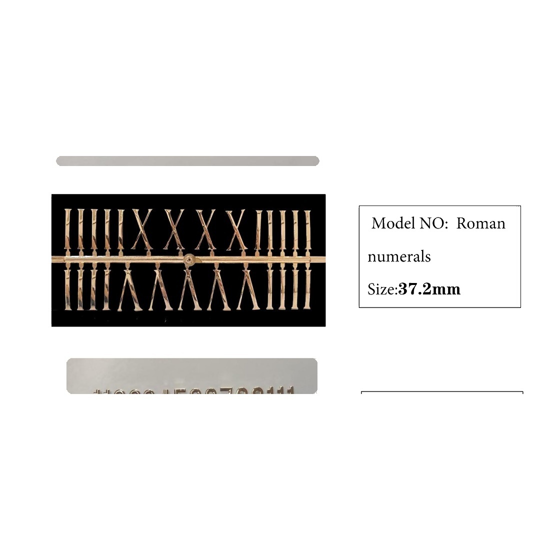 Clock Number Set Model Roman numerals catalog image