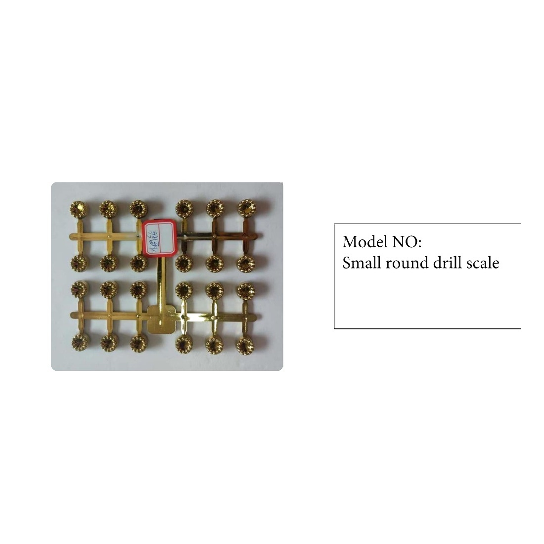 Clock Number Set Model Small round drill scale catalog image