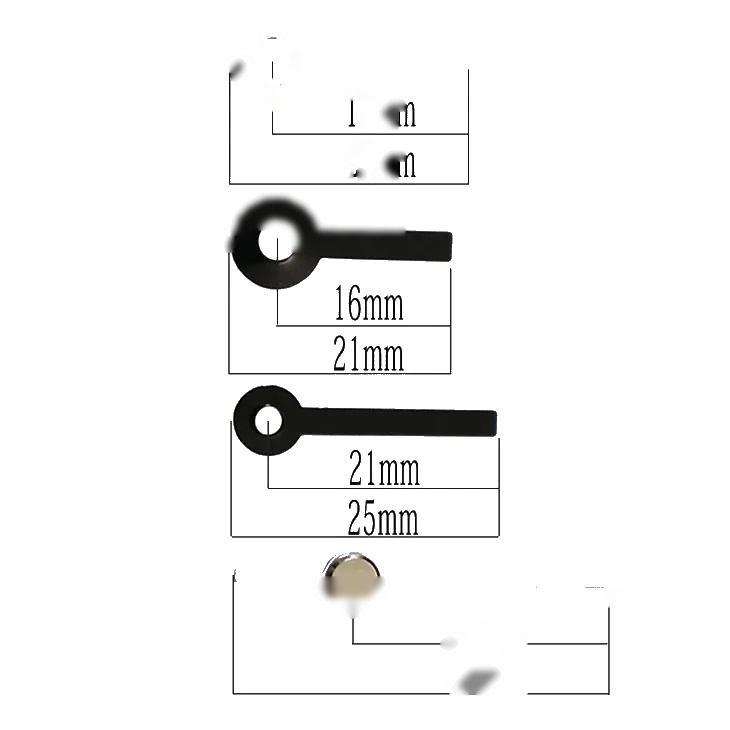 F555S01 Alarm Clock Movement With Hands image 5