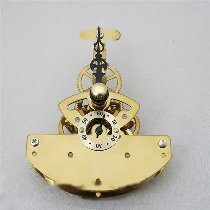 Mechanical Clock Movement Clock Engine Metal Quartz Skeleton Clock Kit image 3