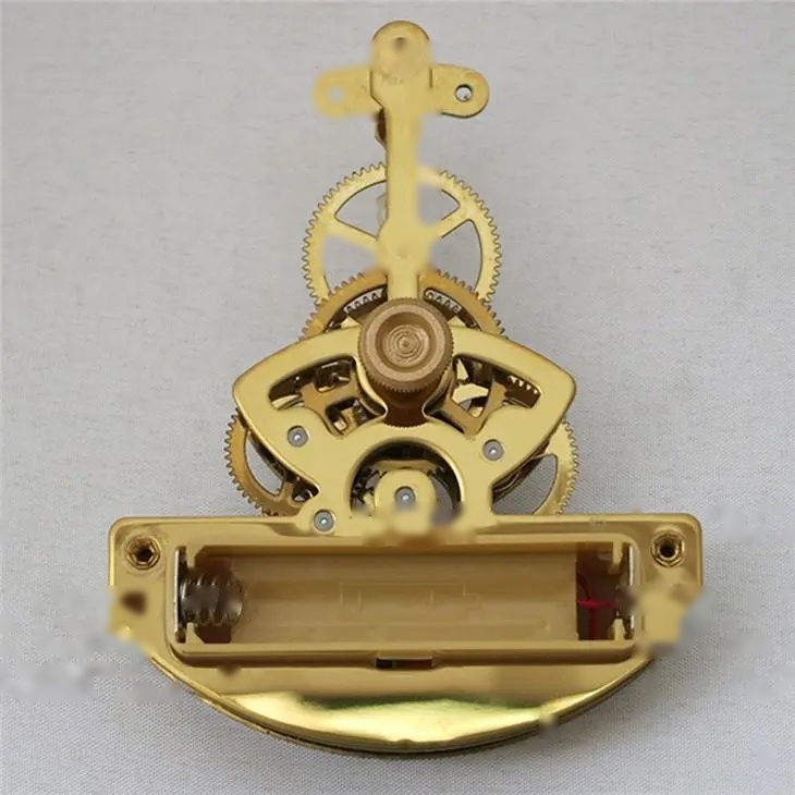 Mechanical Clock Movement Clock Engine Metal Quartz Skeleton Clock Kit image 4