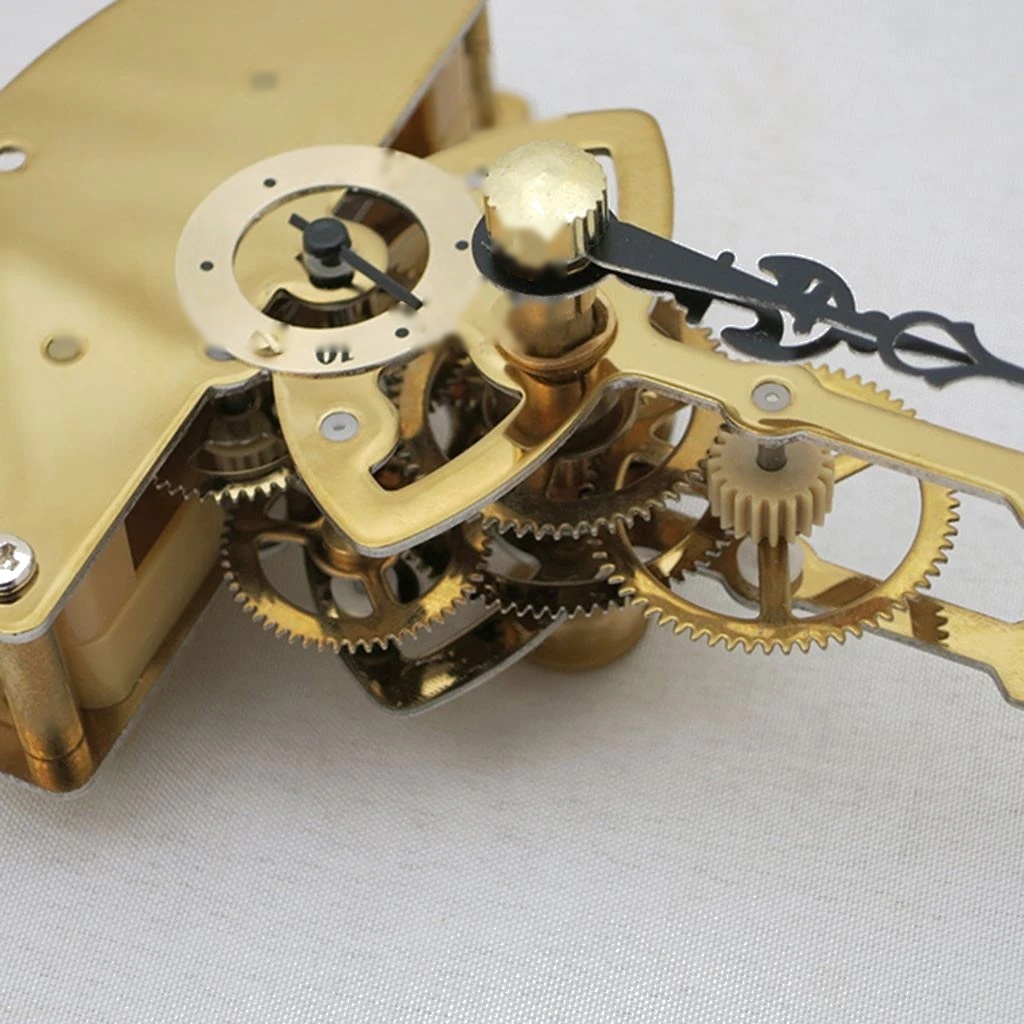 Mechanical Clock Movement Clock Engine Metal Quartz Skeleton Clock Kit image 9