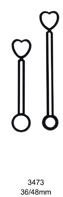 1043 Quartz Clock Hour and Minute Hands catalog image