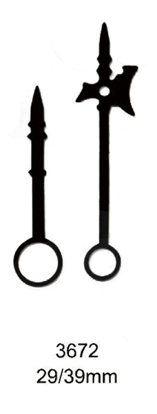 3672 Quartz Clock Hour and Minute Hands catalog image