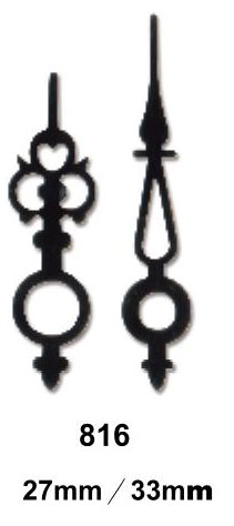 986 Quartz Clock Hour and Minute Hands catalog image
